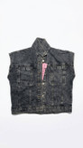وست جین زنانه آبی سنگشور (مدل دیرتی واش / Acid Wash کژوال)
